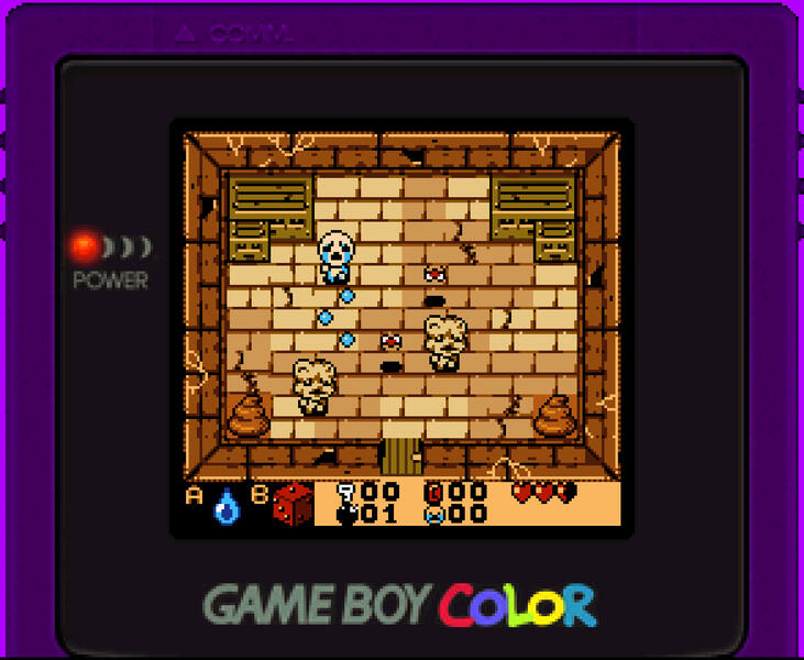 Isaac Gameboy Color Collab