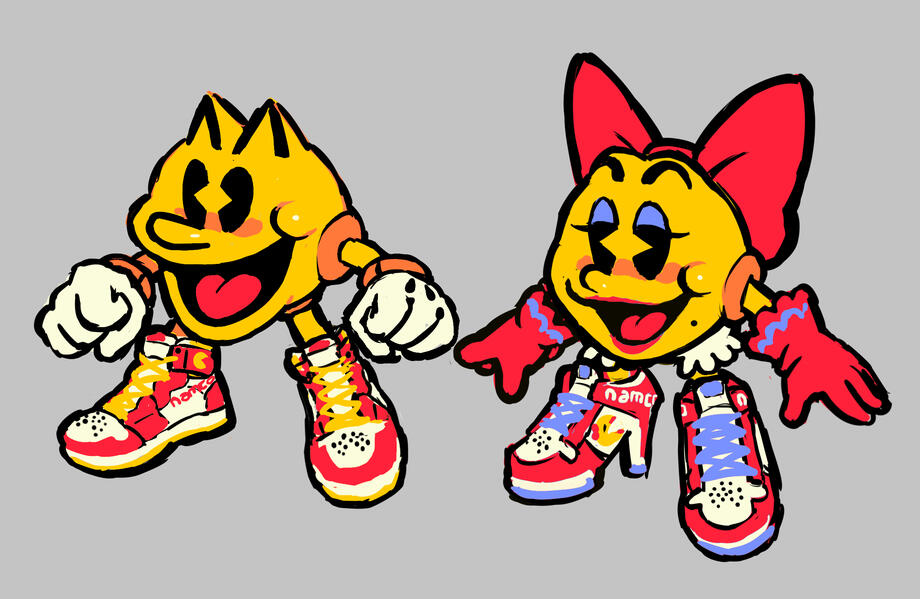 Pac &amp; Mrs. Pac Man