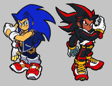 Human Sonic & Shadow
